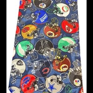 NFL All Teams Helmet Tie Team NFL USA
Made Blue Football Necktie 3.5"